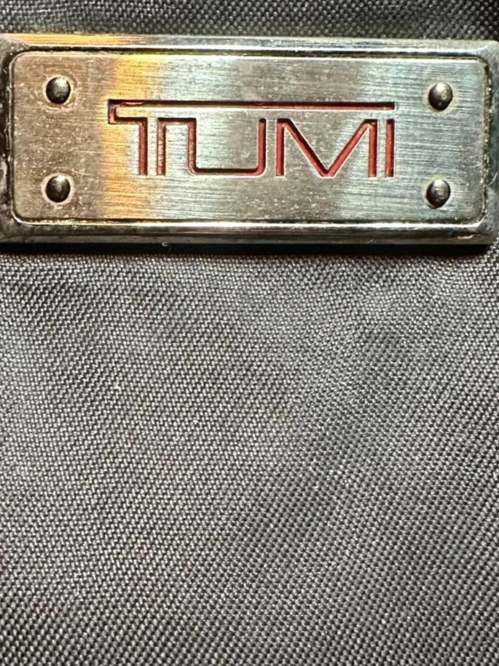 Tumi Toiletry Bag Black Leather Vintsge